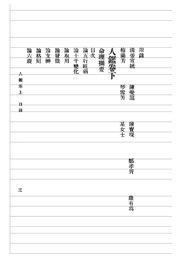 人鉴 林学衡 林庚白 观瀑主人