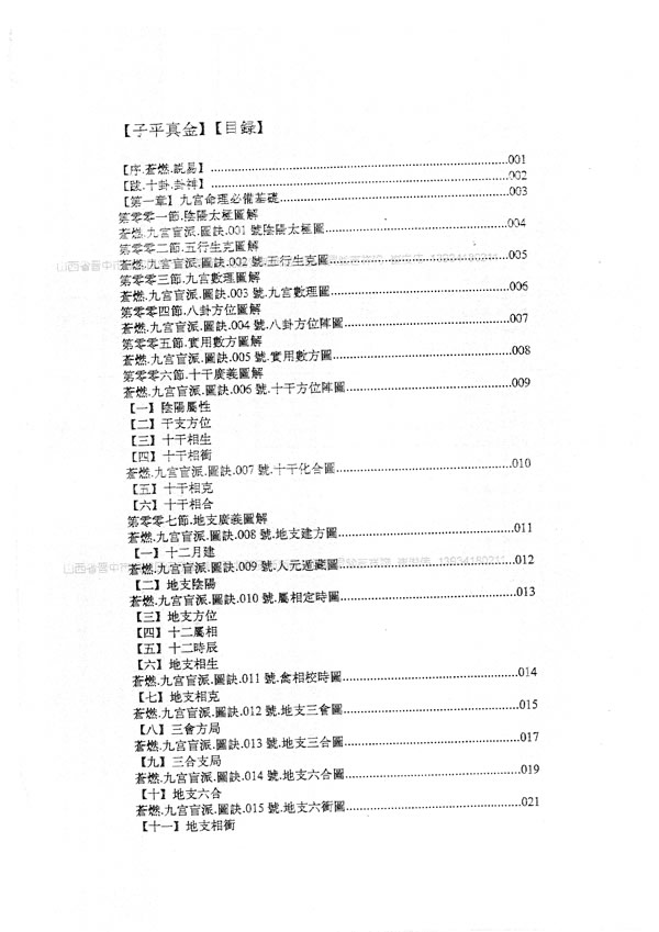 子平真金 苍然东泽九宫门苍山盲派命理