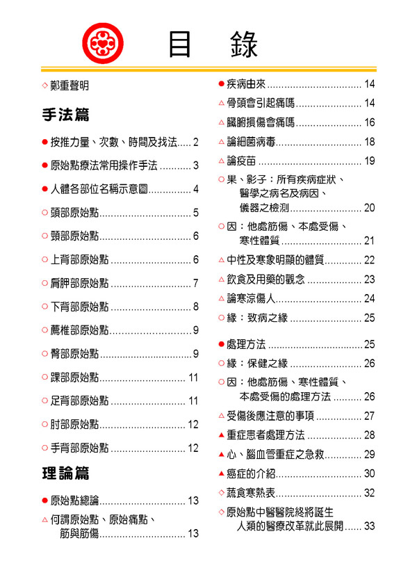 张钊汉 原始点按摩手册