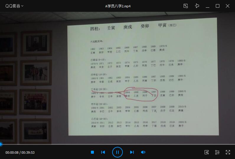 宋国元 金玄八字干支逻辑学 内部视频课程