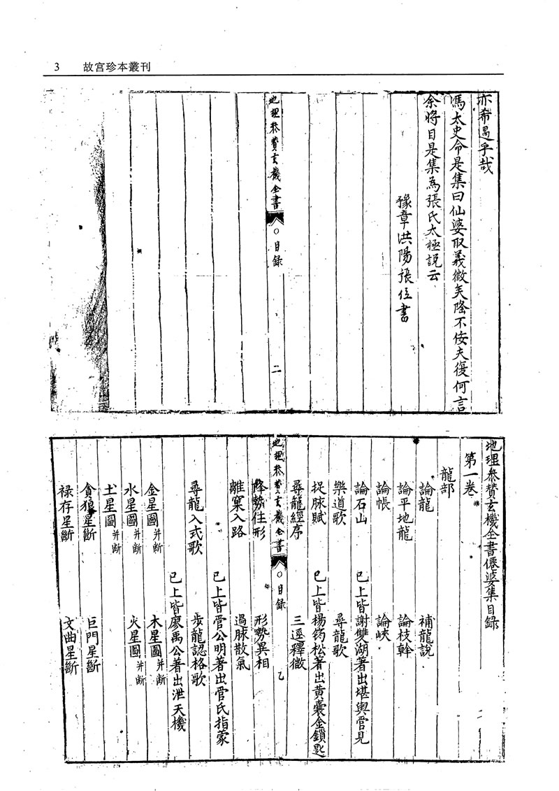 故宫珍本丛刊 地理参赞玄机仙婆集 地理琢玉斧峦头歌括[第412册]