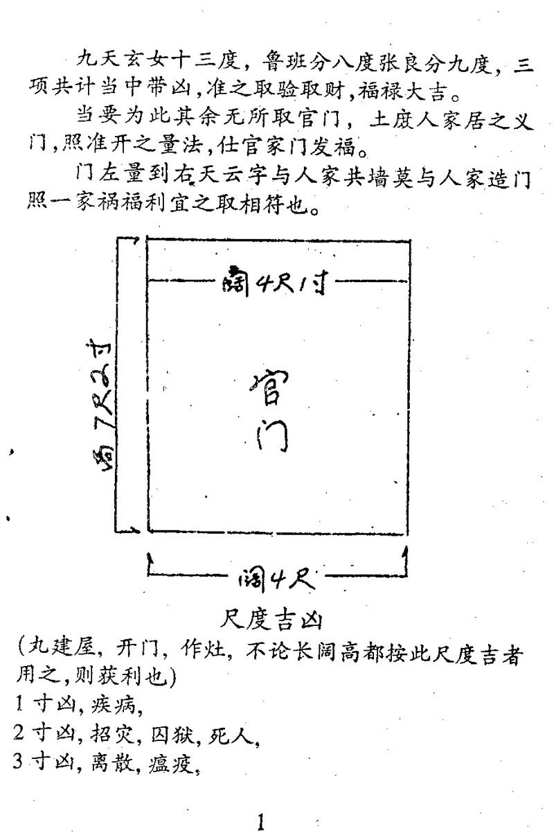 鲁班尺吉凶珍传